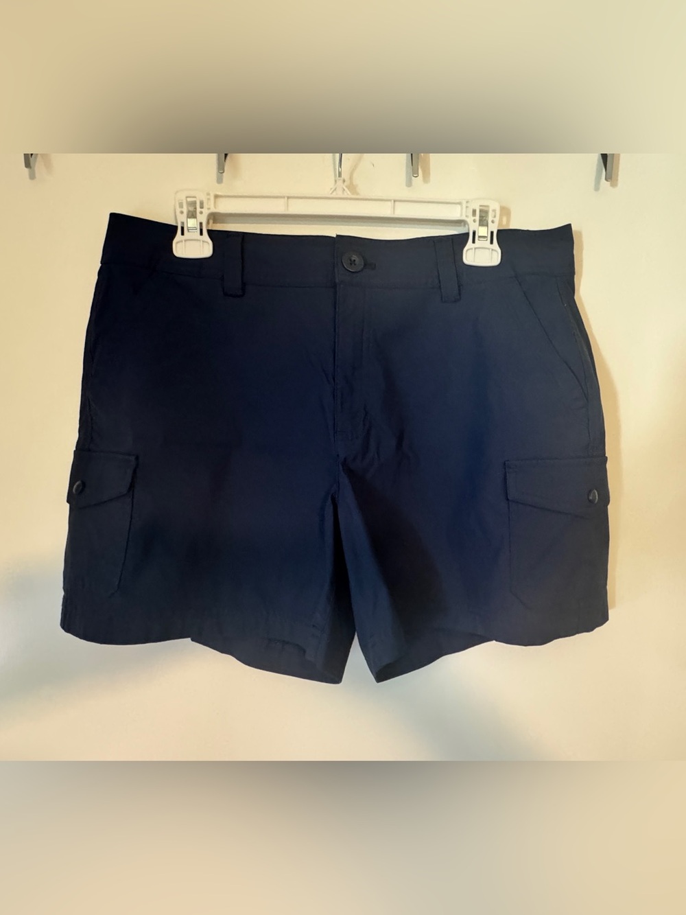 Women’s Eddie Bauer Navy Blue Nylon Shorts size 12